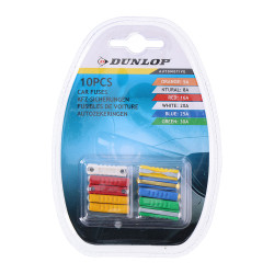 Set de 10 fusibles variados para coche dunlop