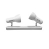 Foco 2 elementos color blanco e27 modelo galaxy 60w edm