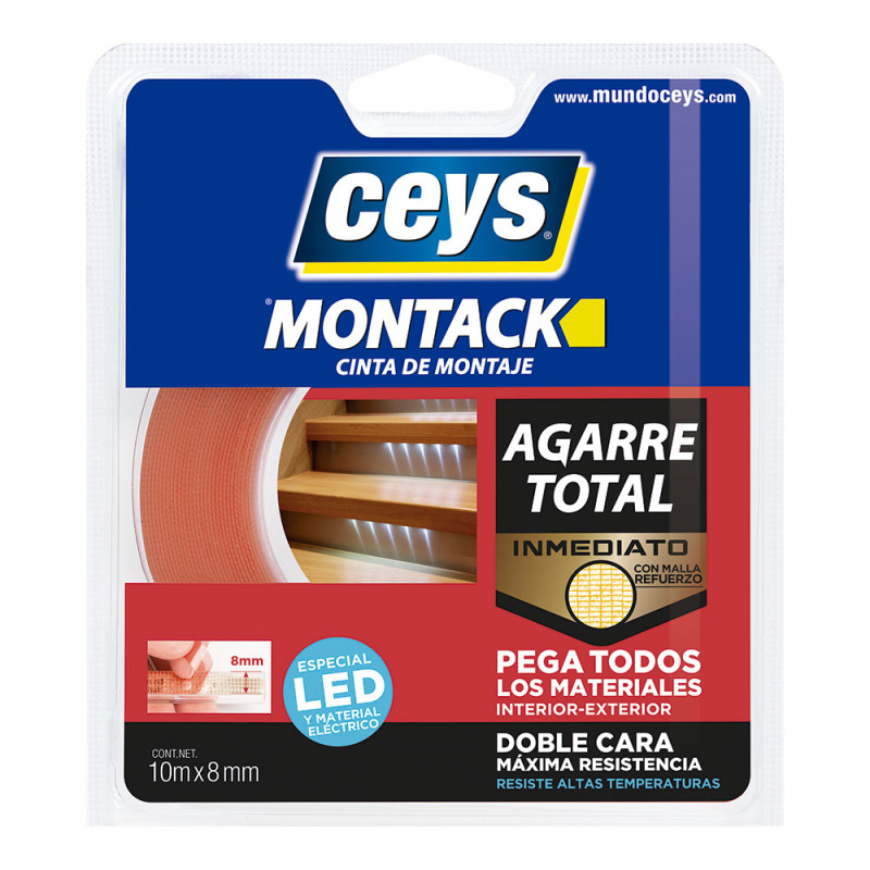 Ceys montack cinta leds 10m x 8mm 507218