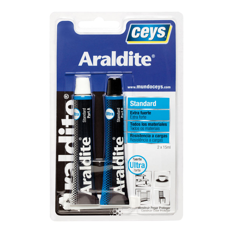 Ceys araldite standard blister grande 15+15ml 510107