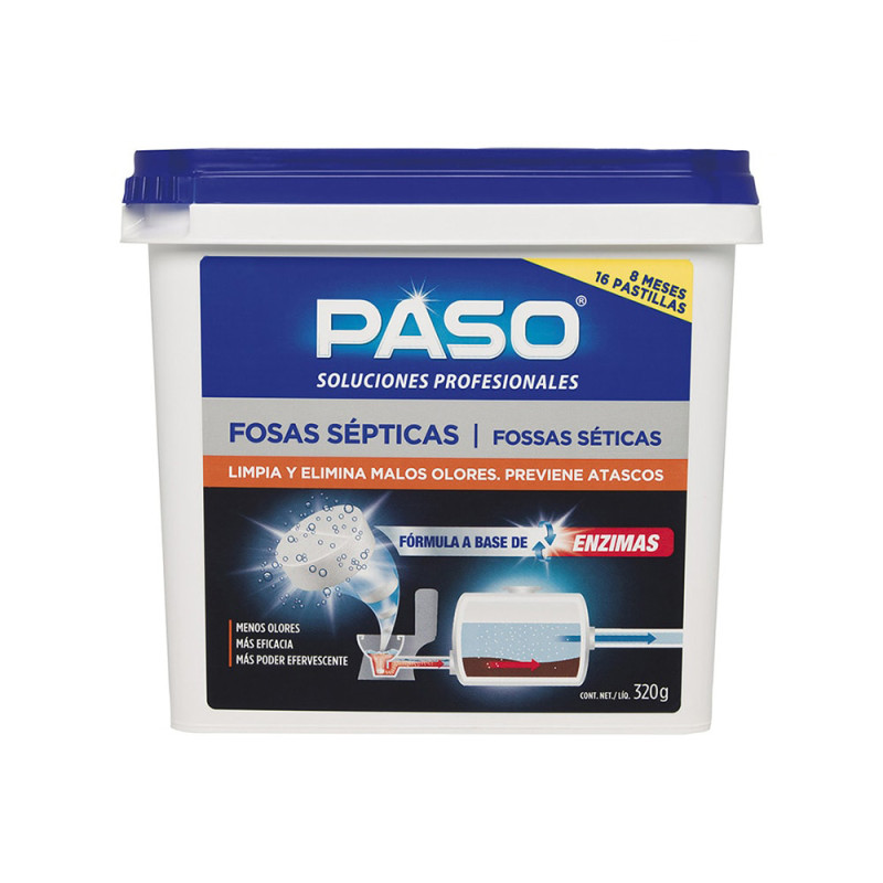 Paso fosas septicas 16 pastillas. 705018