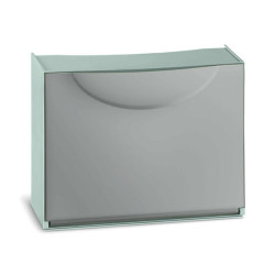 Zapatero harmony box gris 51x19x39cm