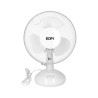 Ventilador de sobremesa. color blanco. potencia: 25w aspas: ø23x36cm edm