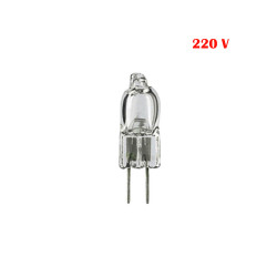 Bombilla halogena bi-pin g-8 jcd clara 220v 50w 420lm