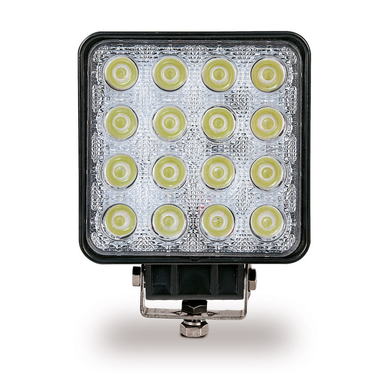 Faro de trabajo 16 led 3500lm, 10-48v 48w cuadrado goodyear