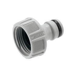 Adaptador macho para grifo 21mm con rosca hembra 26,5mm 3/4" (blister) gardena