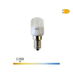 Bombilla tubular (frigorifico) led e14 0,5w 55lm 3200k luz calida ø2,6x60cm edm