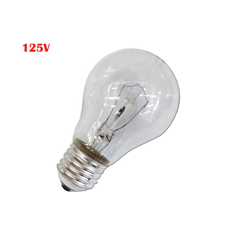 Bombilla incandescente standard clara 60w e27 125v (solo uso industrial)