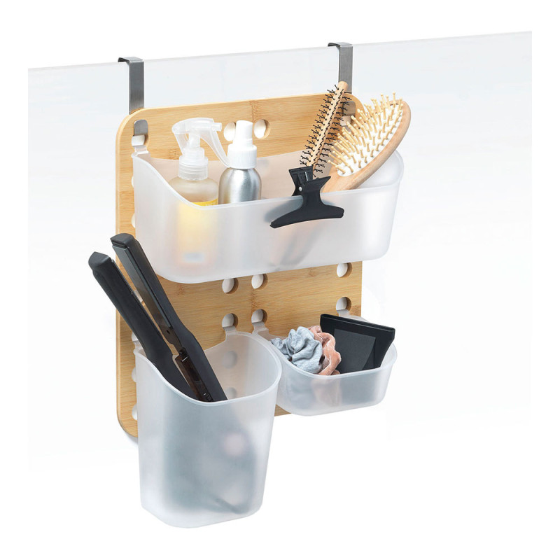 Organizador para baño colgante bambú l 36,5x28x10cm jobgar