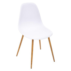 Silla de comedor blancas col."taho" 47x53x85cm