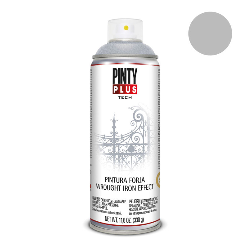 Pintura en spray pintyplus tech pintura forja 520cc gris jf113