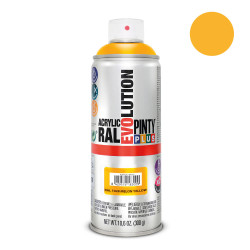 Pintura en spray pintyplus evolution 520cc ral 1028 amarillo melón