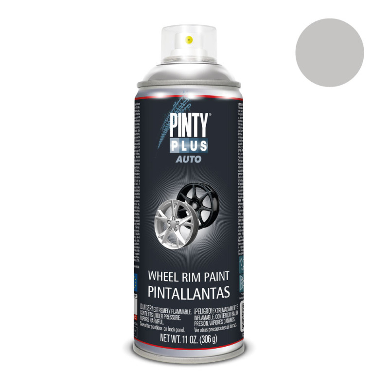 Pintura en spray pintyplus auto 520cc pinta llantas l150 plata