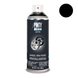 Pintura en spray pintyplus auto 520cc pinta llantas l104 negro