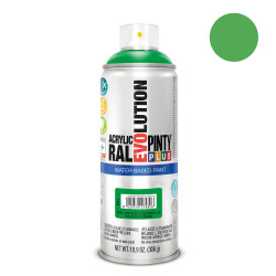 Pintura en spray pintyplus evolution water-based 520cc ral 6018 verde amarillento