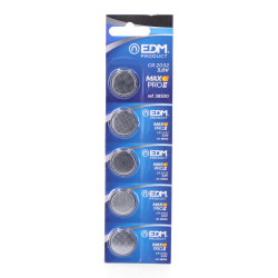 Micro pila litio boton max-pro edm cr2032 3v ø20x3,2mm