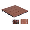 Kit con 6 baldosas de pvc 30x30cm para terraza