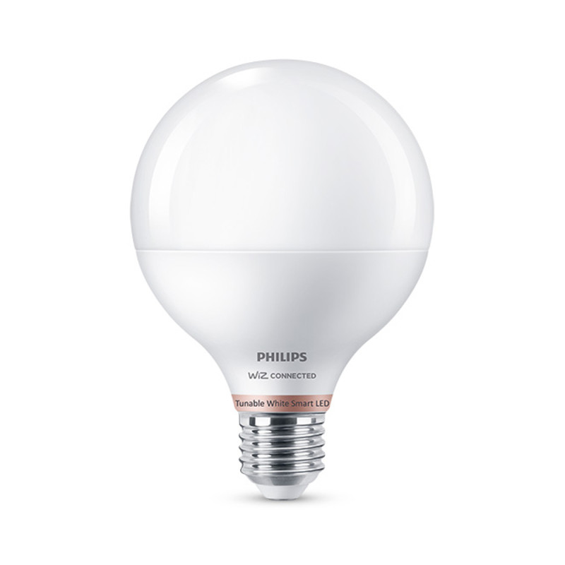 Bombilla globo e27 11w full colors 1055lm wifi philips wiz