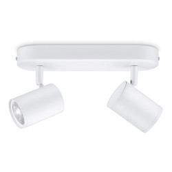 Regleta led 2 elementos wiz 2x5w rgb 690lm color blanco philips