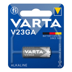 Pila alkalina v23ga (23a) 12v varta para mando a distancia (blister 1 unid.) ø10,3x28,5mm