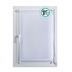 Estor enrollable clip&fix 75x180cm blanco nieve cintacor - storplanet