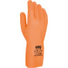 Guante de trabajo látex/neopreno naranja talla 9 juba