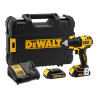 Taladro atornillador brushless (sin escobillas) xr 18v 13mm 2 baterias, cargador y maletin dcd708s2t-qw dewalt