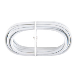 Cable plastificado blanco (gusanillo) 3m portavisillo pv025 cintacor - storplanet