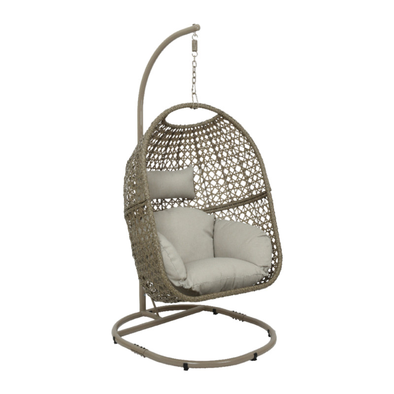 Silla colgante mimbre exterior 95x195cm