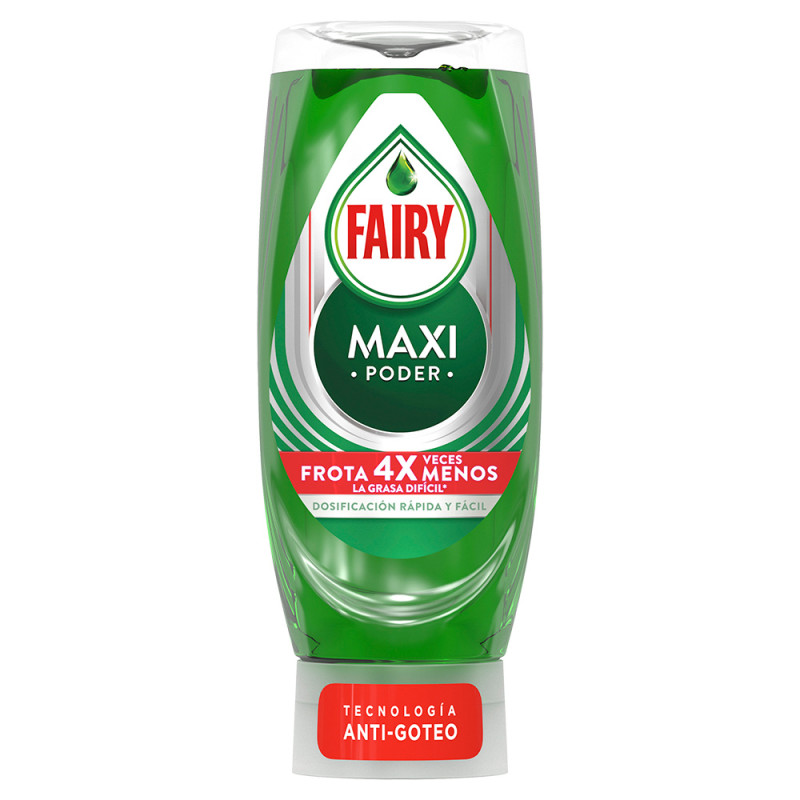 Lavavajillas fairy maxi poder 440ml antigoteo