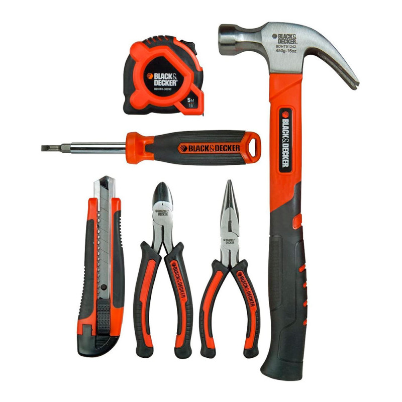 Juego de 6 herramientas varias bdht0-71631 black+decker