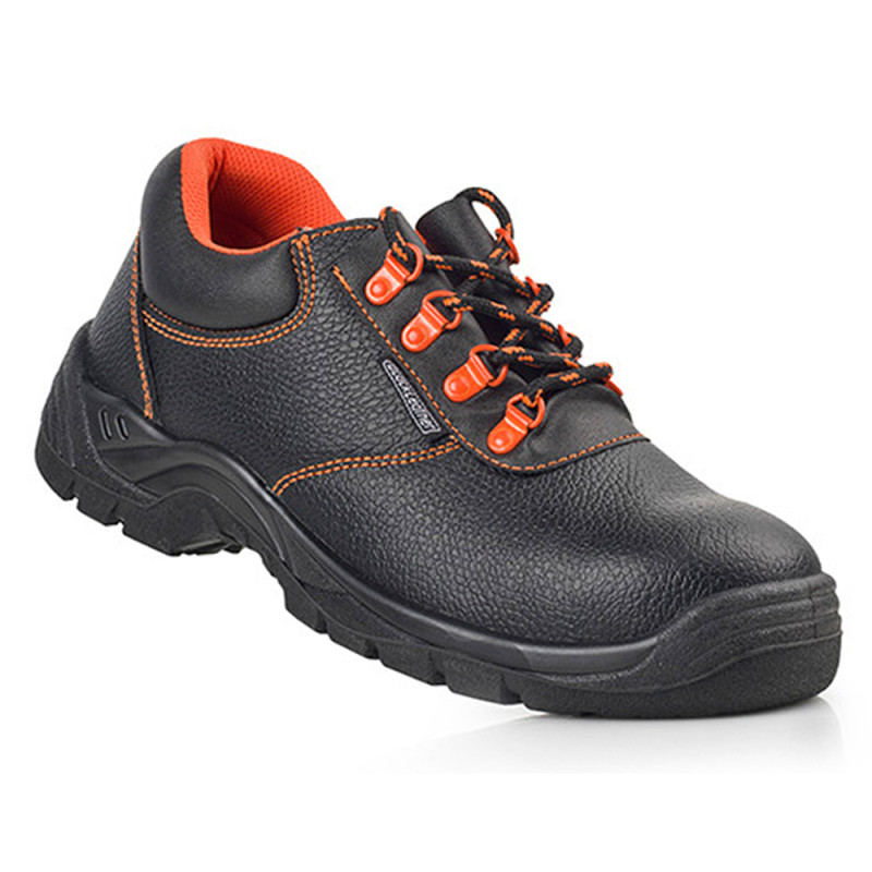 Zapatos de seguridad piel negra s3 src talla 35 blackleather