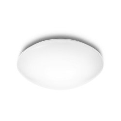 Plafon interior de led 12w 1200lm 6500k luz fria mod. suede ø28x7,94cm philips