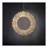 Corona de leds decorativa blanco cálido ø60cm