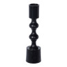 Candelabro vertical 16cm negro