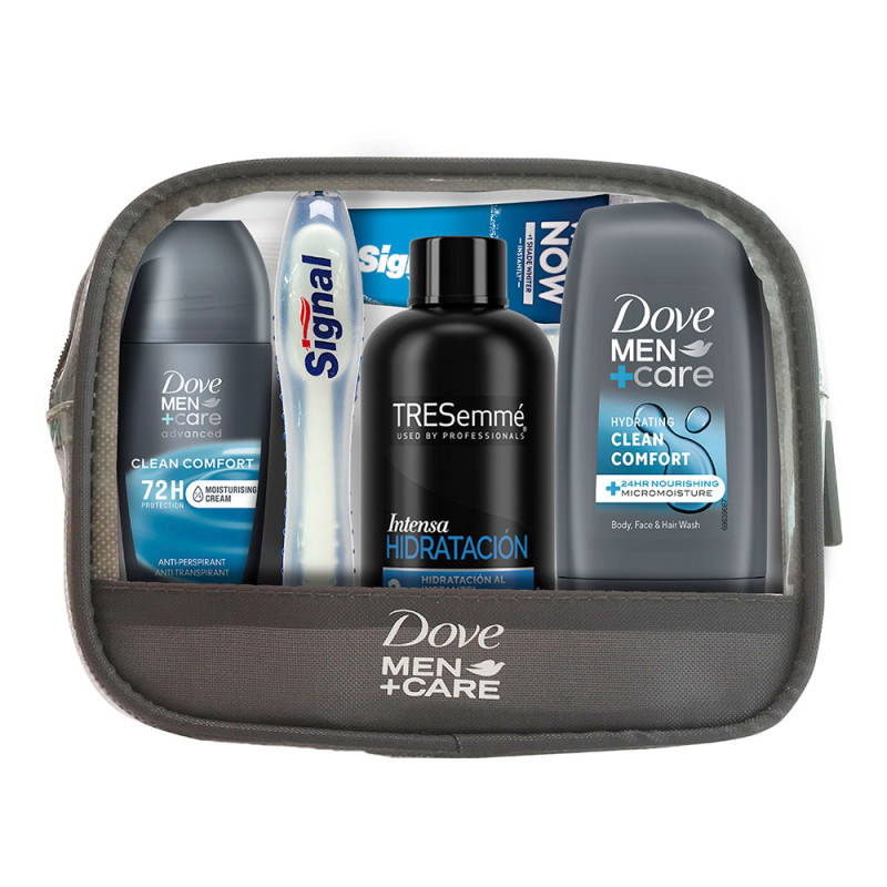 Estuche de viaje men care de dove