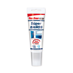 Silicona super baños blanca 100ml 563516 fischer