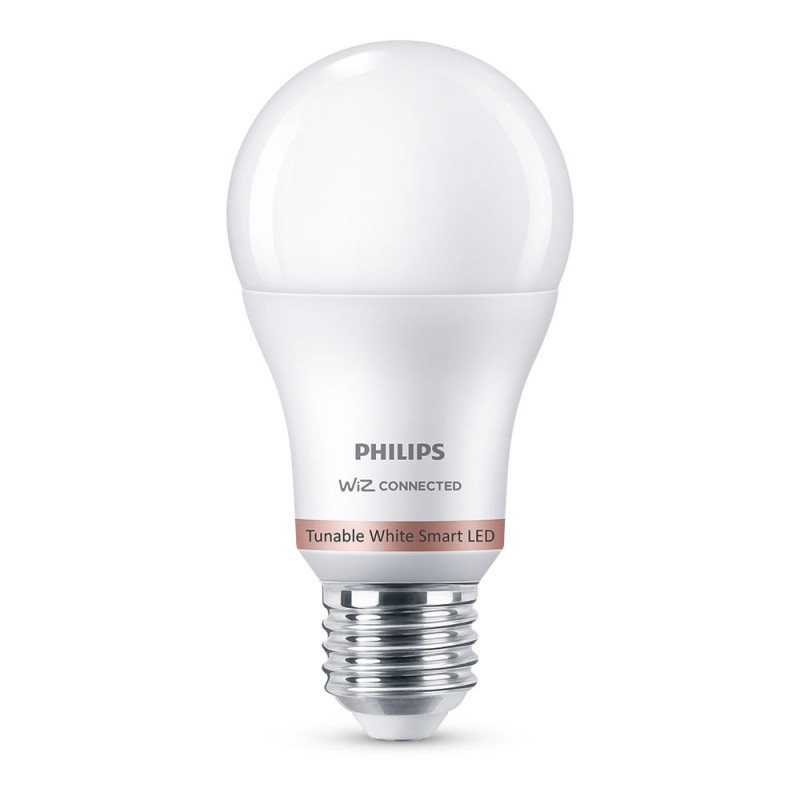 Bombilla led standard e27 8w 2.700k-6.500k 806lm wifi philips wiz