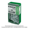 Caja s 30 unid. grampillones cinc 2,5x25mm fadix