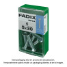 Caja s 6 unid. tornillo metrica cp m 5x30mm fadix