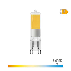 Bombilla g9 led 5w 575lm 6400k luz fría cristal edm