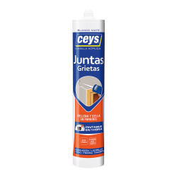 Ceys juntas grietas blanco cartucho 280ml 505602