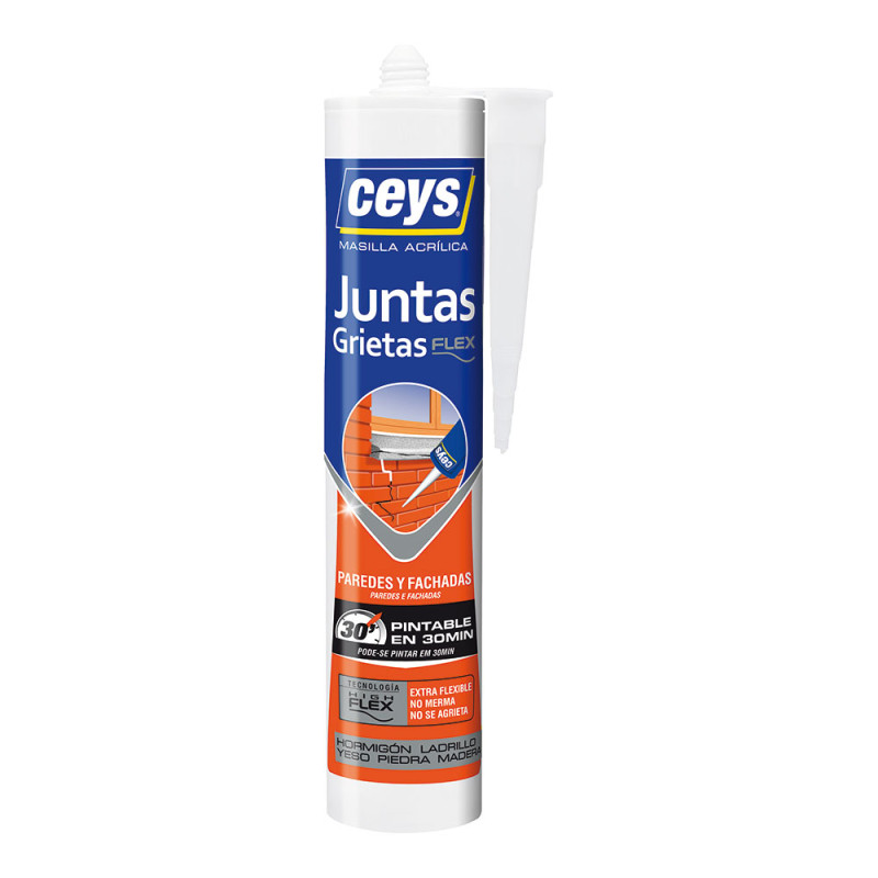 Ceys juntas grietas flex bl cart 280ml 505608