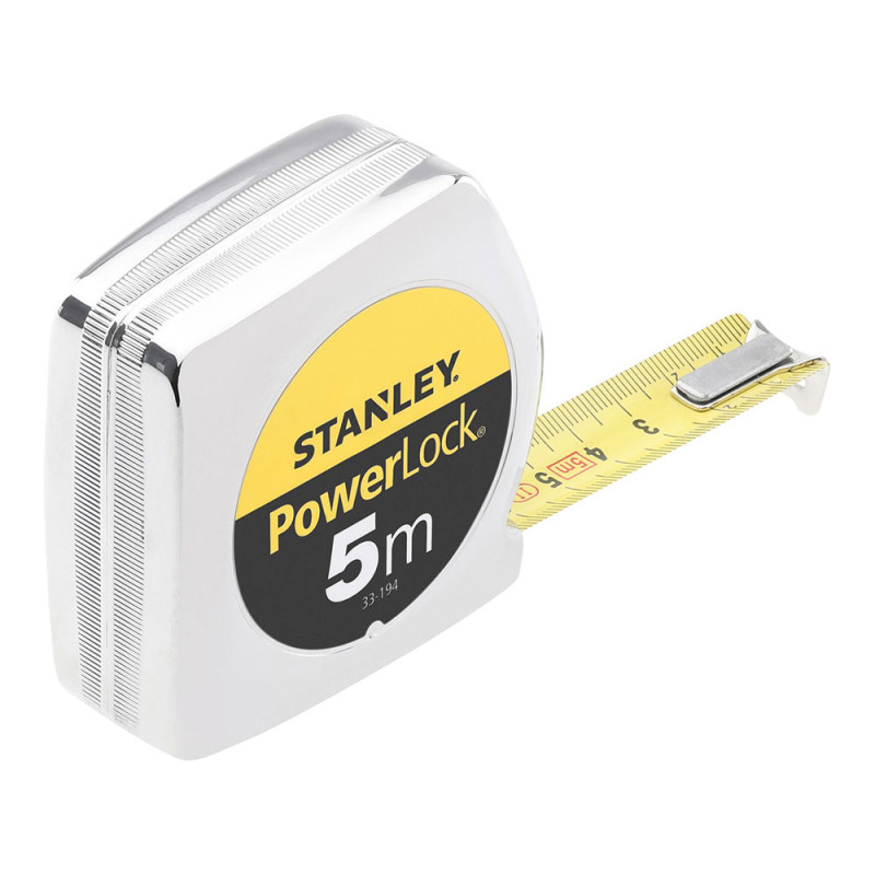 Flexómetro powerlock classic 5m x 19mm 0-33-194 stanley