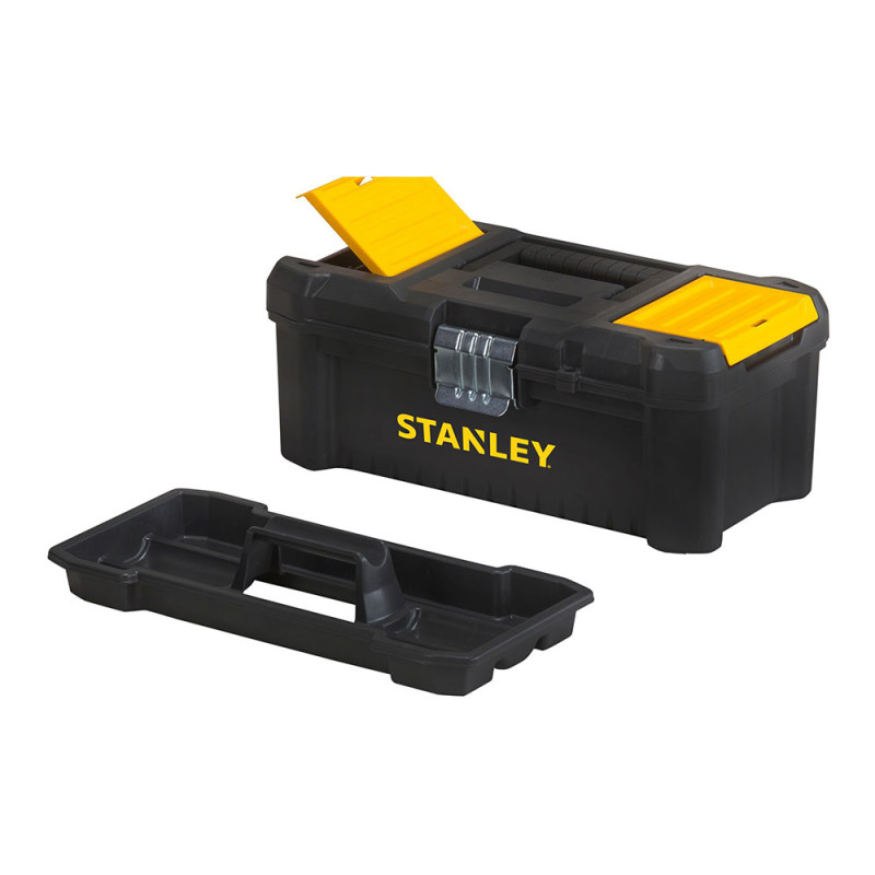 Caja de herramientas de plástico 12.5"/32cm con cierre de metal stst1-75515 stanley