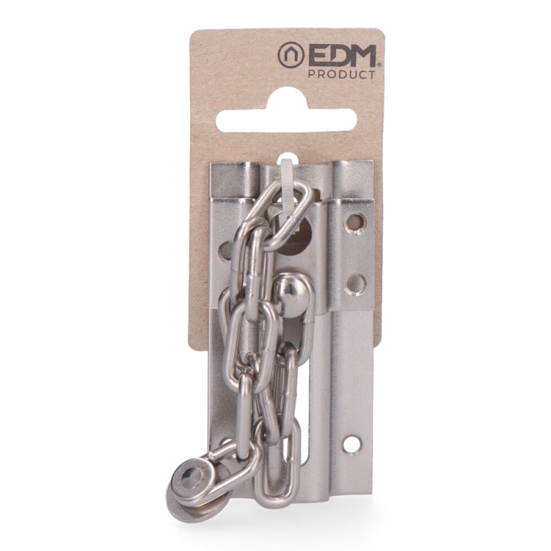 Pack 1 unid. cadena seguridad hº niquel edm