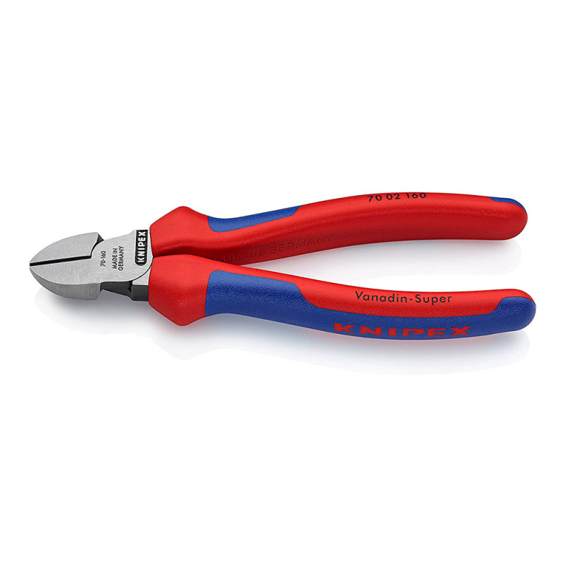 Alicates de corte diagonal 165x53x21mm 7002160 knipex