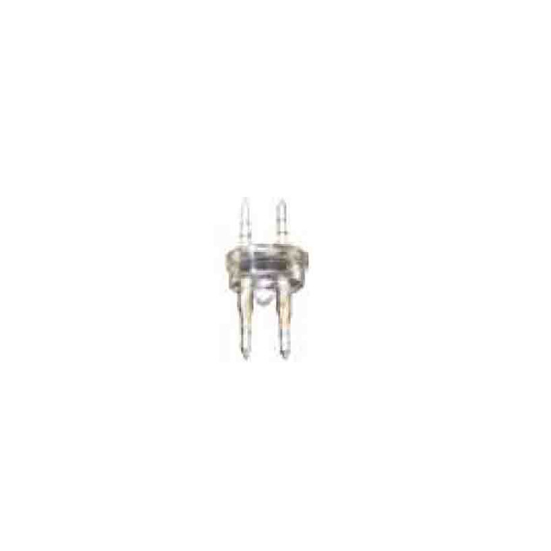 Conector tubo flexilux/flexiled 13mm 2 vias "punta-punta" edm