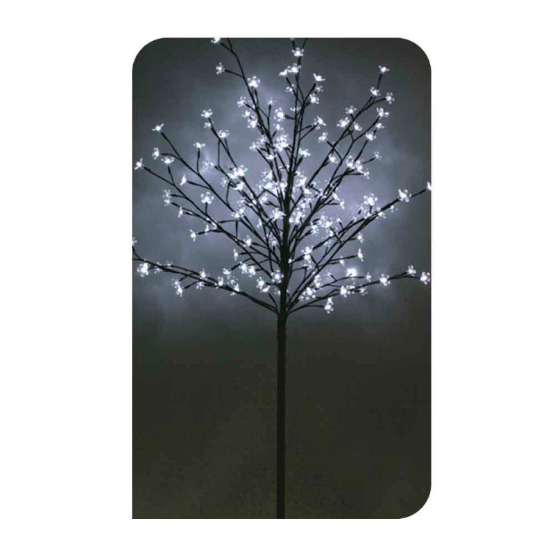 Arbol 3d sakura 150cm 200 leds blanco frio ip44 edm