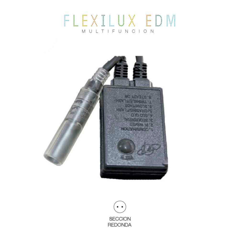 Programador tubo flexilux 45m 2 vias (ip44 interior-exterior) edm